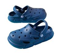Pantoufles légères respirantes confortables pour activités de plein air, plage, loisirs, chaussures pour enfants, bleu, 26 EU