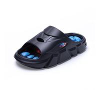 Pantoufles Magnétiques D'acupression Masseur De Pieds Hommes Et Femmes Sandales De Douche Antidérapantes À Semelles Épaisses Sandales De Réflexologie Et D'acupuncture(Black,37 EU)