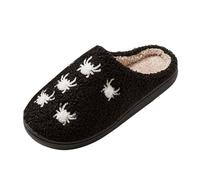 Pantoufles moelleuses pour femme | Pantoufles à bout fermé pour femme | Jolies pantoufles araignées | Sliders silencieux | Pantoufles moelleuses | Pantoufles d'intérieur antidérapantes | Claquettes
