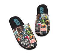 Star Wars Pantoufles Mens Adultes Bande dessinée Slip-On Black House Shoes 45-46 EU