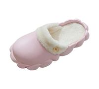 Pantoufles Peluche Pour Femme Chaudes Chaussons En Mousse Avec Semelle Antidérapante Pantoufles D’Intérieur Bout Fermé Chaussons Slip On Pour Intérieur Et Extérieur, Peut Être Porté En Toutes Saisons