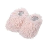 Pantoufles Peluche pour Femme Douces Pantoufles D’Intérieur À Poils Longs Et Moelleux Chaussons Décontractés Drôles Et Soft Chaussons Slip on Cadeaux pour Femmes, Maman, Petite Amie, Dames