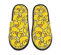 Pantoufles Petit Canard Pantoufles Homme Laine En Peluche Homme Femme Chaussons Souple Hiver Pantoufles Pour Hôtel, Invité, Maison L