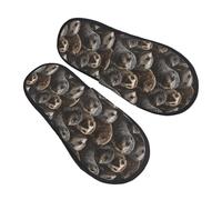 Pantoufles Phoques Mignons Et Cool Pantoufles En Peluche | Pantoufle duveteux chaussuresm antidérapantes Pour chambre à coucher Hôtels Camping