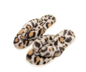 Pantoufles Plates imprimées Entre Les Orteils pour Un Confort décontracté à la Maison et Un Style Loungewear