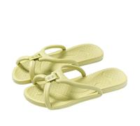 Pantoufles Pliables Homme Maison Claquettes Femme Portables Antidérapantes Tongs pour Voyage Plage Salle de Bains (Vert, Adulte, 41, Numérique (intervalle), Système Taille Chaussures EU, 42, Moyen)