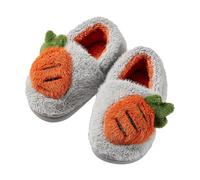 Pantoufles pour enfants garçons et filles - Chaussons moelleux et chauds - Chaussons d'hiver en peluche - Doublure polaire - Chaussures de gymnastique - Mousse à mémoire de forme - Pour l'extérieur et