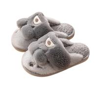 Pantoufles pour Enfants garçons et Filles Peluche Chaudes avec Design Animal Mignon Bottes Chaussures Premiers Pas pour Une Utilisation Quotidienne Pantoufle Hiver pour Garçons Filles
