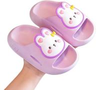 Pantoufles pour Enfants Pantoufles Violettes Les Enfants Et Les Filles sont Les Seules Chaussures Nuages en été, Pantoufles pour Enfants en été, Purple, 31-32 (Insole 20cm)