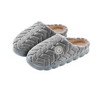 Pantoufles pour femme avec clous pour homme et femme - Sans coton et lin - Pour l'intérieur et l'extérieur - Sandales respirantes à bout ouvert, gris, 39 EU