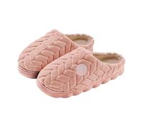 Pantoufles pour femme avec clous pour homme et femme - Sans coton et lin - Pour l'intérieur et l'extérieur - Sandales respirantes à bout ouvert, rose, 37 EU