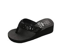 Pantoufles pour femme - En peluche - Antidérapantes - En coton - Chaussons en feutre - Pour femme - En peluche - Plate - Pour femme - En coton, Noir , 39 EU