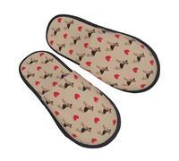 Pantoufles pour femme et homme, chaussons chauds et duveteux pour femme, chaussures de maison, pantoufles de chambre à coucher, chaussons mignons de berger allemand, pantoufles pelucheuses pour