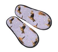 Pantoufles pour femme et homme, chaussons chauds et duveteux pour femme, chaussures de maison, pantoufles de chambre à coucher, chaussons de berger allemand, chaussons d'intérieur esthétiques pour