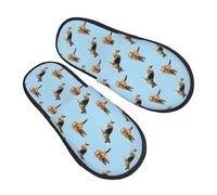 Pantoufles pour femme et homme, chaussons chauds et duveteux pour femme, chaussures de maison, pantoufles de chambre à coucher, chaussons de berger allemand No.1015, chaussons duveteux pour l'hiver