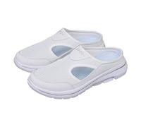 Pantoufles pour femme - Respirantes et confortables - Antidérapantes - Pour l'été - Pour l'extérieur - Pour la maison - Pour les loisirs et la marche, Blanc., 36 EU