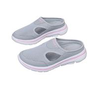 Pantoufles pour femme - Respirantes et confortables - Antidérapantes - Pour l'été - Pour l'extérieur - Pour la marche - Pour la salle de sport et les loisirs, Rose, 41 EU