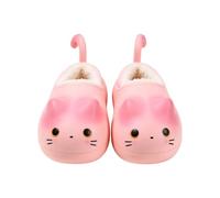Pantoufles pour femme - Semelle en feutre - Confortable - Chaussons d'hiver | Pantoufles à plateforme pour femme - Chaudes - Doublées - Imperméables - En coton - Pour l'extérieur et l'intérieur
