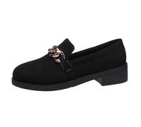 Pantoufles pour femme - Semelle intérieure amovible - Confortables - Largeur supplémentaire - Chaussures basses à enfiler - Chaussures d'été - Chaussures de sport de loisirs, Noir , 40 EU