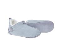 Vanuba Pantoufles Oxford en cuir véritable, laine d'agneau Gris 40