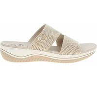 Pantoufles pour femmes Jana 8-27270-43 beige-or 38