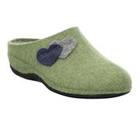 Pantoufles pour Femmes - Westland Cholet 02 - Vert - Enfilage facile - Voûte plantaire amovible 42