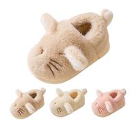 Pantoufles pour filles Pantoufles mignonnes en peluche de dessin animé Pantoufles pour garçon Hiver Chaussons chauds Intérieur extérieur Polaire douce Doublure en feutre Pantoufles confortables et