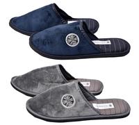 Pantoufles Pour Homme Cxl By Lacroix Confort Et Qualité Supérieure Pack De 2 Paires Clx Velours 4134