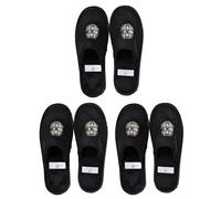 Pantoufles Pour Homme Cxl By Lacroix Confort Et Qualité Supérieure Pack De 3 Paires Clx Ecusson 3934noir