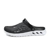 Pantoufles pour Hommes Chaussures pour Hommes Chaussures Sandales de Plage Reconfort Man Casual Shoes Cashold Hollow Breathable Men Shoesdark Grey, 9.5 UK