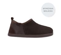 VANUBA Dorper - chausson homme cuir confortable slippers pantoufles souples maison pantoufle charentaise homme mode chausson mules