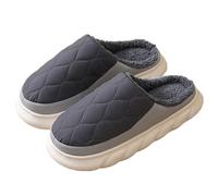 Pantoufles pour hommes Pantoufles D'hiver Chaudes À Semelle Souple For Femmes, Pantoufles Antidérapantes En Coton Pelucheux, Pantoufles À Semelle Épaisse For Hommes, Pantoufles Courtes En Peluche For