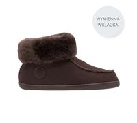 Pantoufles en peau de mouton Vanuba Peppin Marron 44