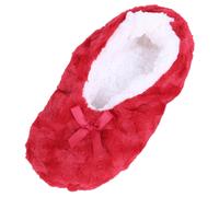 Pantoufles rouges et chaudes