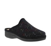 Pantoufles talon compensé - LA MAISON DE L'ESPADRILLE - Noir - Adulte - Textile - Hauteur de talon 4,5 cm 39
