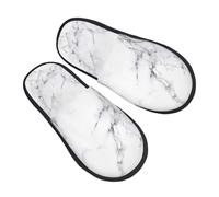 Pantoufles texturées en marbre pour homme et femme - Motif géométrique - Antidérapantes - Confortables - En mousse à mémoire de forme - Pour chambre à coucher, voyage, multicolore, 8/11 UK Men/ 9.5