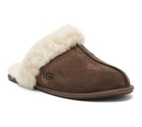 Pantoufles UGG Scuffette pour femme en cuir marron - EU 36 38