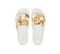 Pantoufles Versace 80YA3SQ4 ZS365, G03 - Bianco/Oro, 42 EU