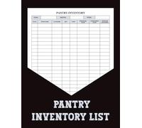 Pantry Inventory List: Maintain an accurate record of pantry items with this simple log, ideal for homes, cafés, and shared kitchens.