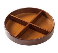 Pantry Turntable - Wooden, 30cm Rotating Rack | Storage Stand, Multifunctional Condiment Holder for Dining Table, Countertop and Cosmetic Display