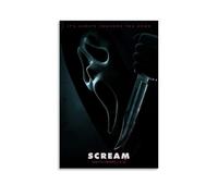 PANTTING Affiche de film d'horreur Scream, impression d'art esthétique sur toile, décoration de la maison pour la chambre à coucher, salon, 30 x 45 cm, style sans cadre