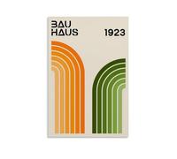 PANTTING Bauhaus - Affiches abstraites géométriques modernes sur toile - Impression d'art mural pour chambre à coucher, salon - 30 x 45 cm - Style sans cadre