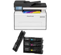 PANTUM CM2100ADW Imprimante Laser Couleur Multifonction, Impression, Impression Recto-Verso Automatique, Copie et Numérisation avec ADF, WLAN Net USB, 20ppm, avec Toner CTL-A2100C/M/Y/K