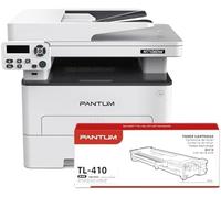 PANTUM M7108DW Imprimante Laser Multifonction, Noir et Blanc, Impression/Copie/Scanner 3en1, Impression Recto-Verso Automatique, WiFi/USB/Ethernet, 33 ppm, avec Toner TL-410(1500 Pages)