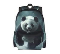 panverix Angry Panda Rains Sac à dos décontracté pour ordinateur portable