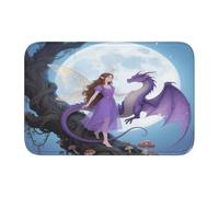 panverix Lady and Big Tree Tapis de bain antidérapant pour sol 60 x 40 cm