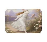 panverix Lady Rabbit Tapis de bain antidérapant pour sol 60 x 40 cm