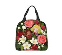 panverix Petit sac à déjeuner réutilisable Lady And Rose pour homme et femme