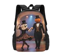 panverix Sac à dos pour ordinateur portable de 15 pouces, sac à dos de randonnée décontracté, Danseuse d'Halloween, One Size