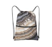 panverix Sac de sport léger pour faire du shopping, Motif marbre gris, One Size